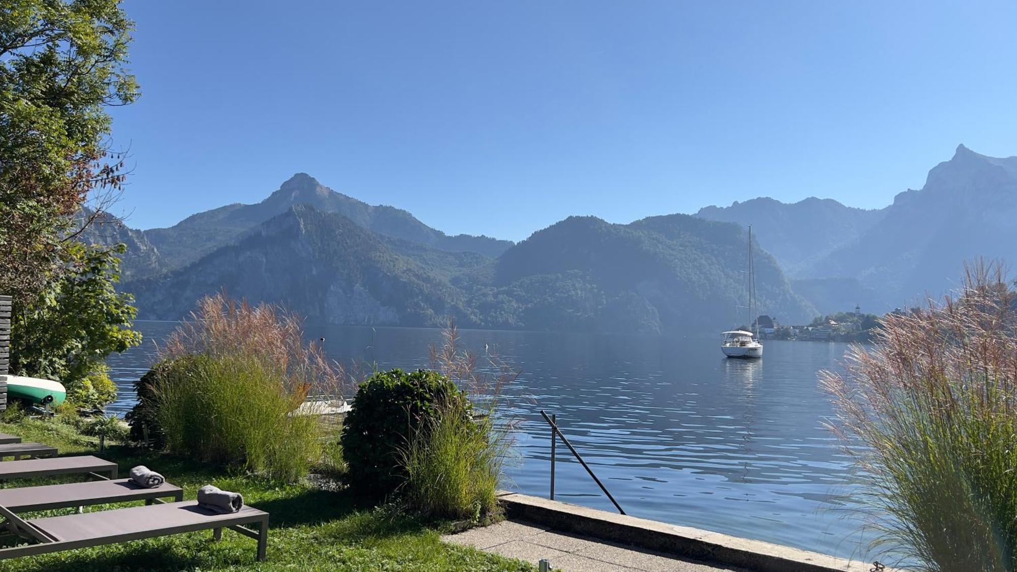 Apartmenthotel 'S Mitterndorf Traunkirchen Dış mekan fotoğraf