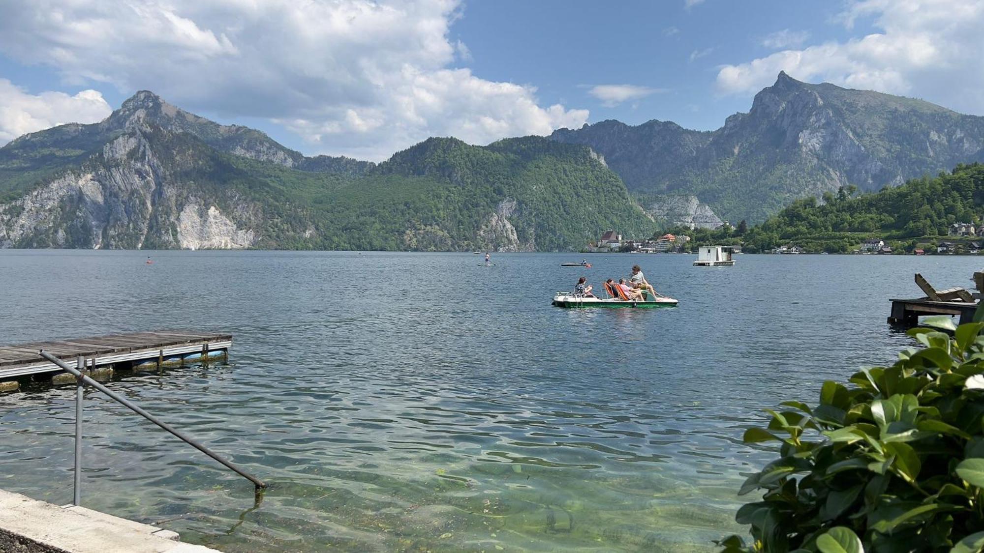 Apartmenthotel 'S Mitterndorf Traunkirchen Dış mekan fotoğraf